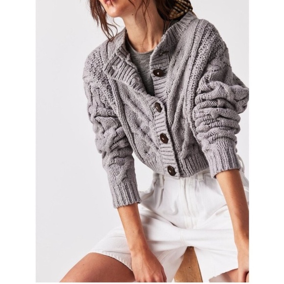 Free People Sweaters - Free People Bonfire Cardi Size XL NWT
